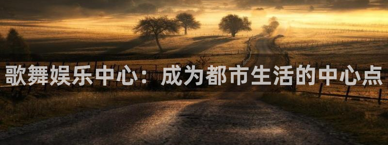 星欧娱乐平台官网入口：歌舞娱乐中心：成为都市生活的中心点