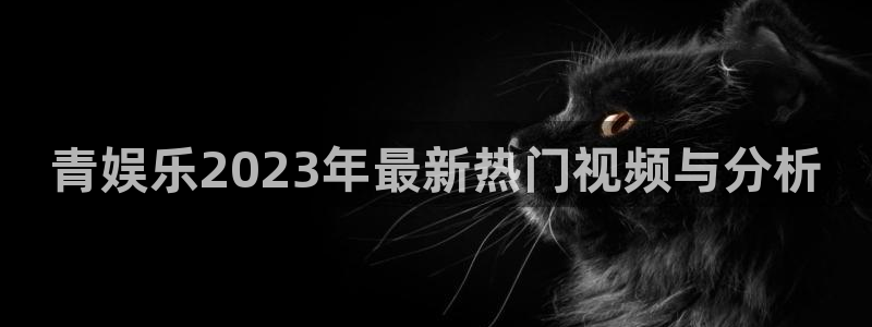 星欧娱乐登录界面入口：青娱乐2023年最新热门视频与分析