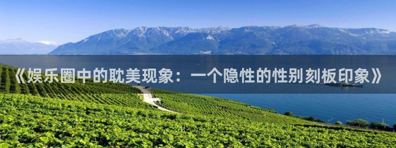 星欧娱乐平台开户链接：《娱乐圈中的耽美现象：一个隐性的性别刻板印象》