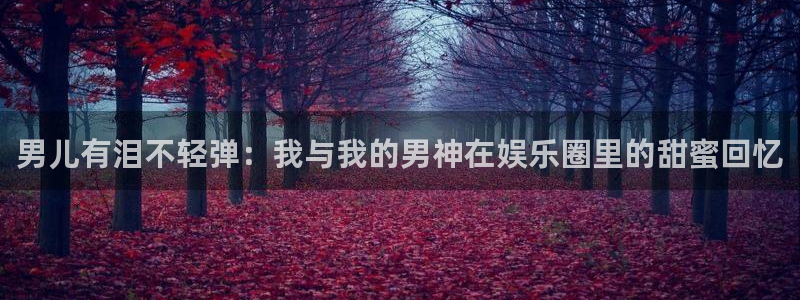 星欧娱乐kgame：男儿有泪不轻弹：我与我的男神在娱乐圈里的甜蜜回忆
