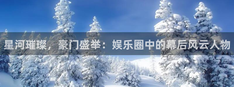 星欧娱乐官网注册：星河璀璨，豪门盛举：娱乐圈中的幕后风云人物